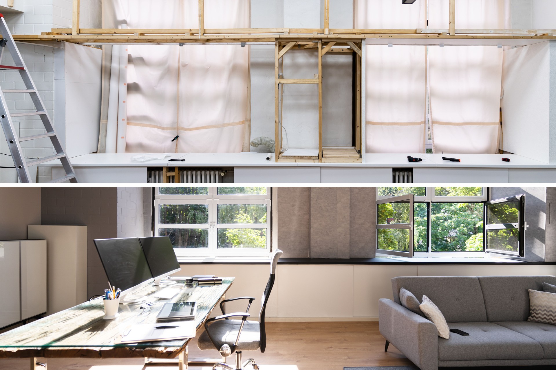 Innenrenovierung des Hauses