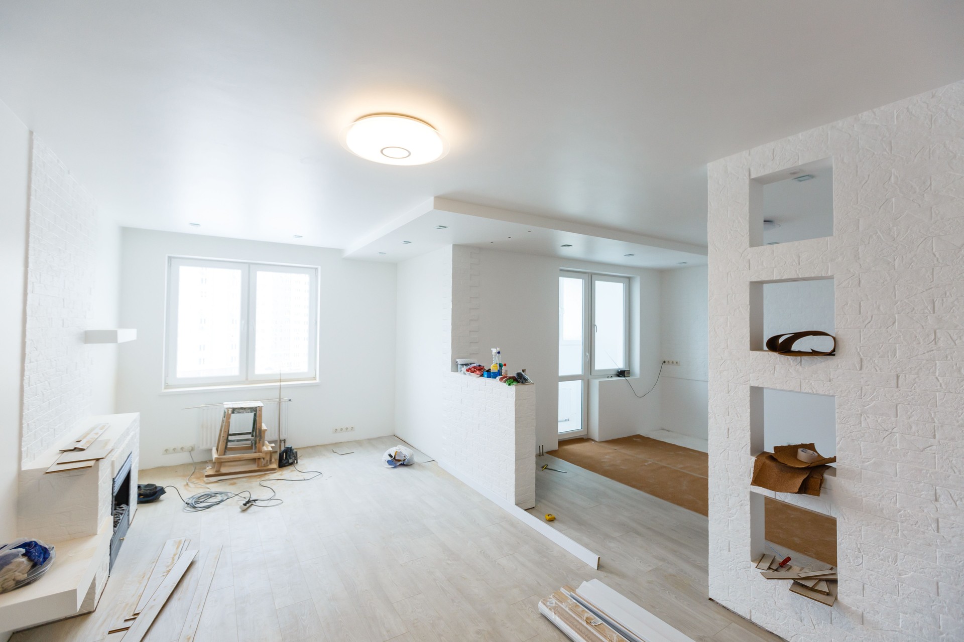Wohnung Wand Reparatur Renovierung Haus Renovierung Hause Umbau Laminat reparieren
